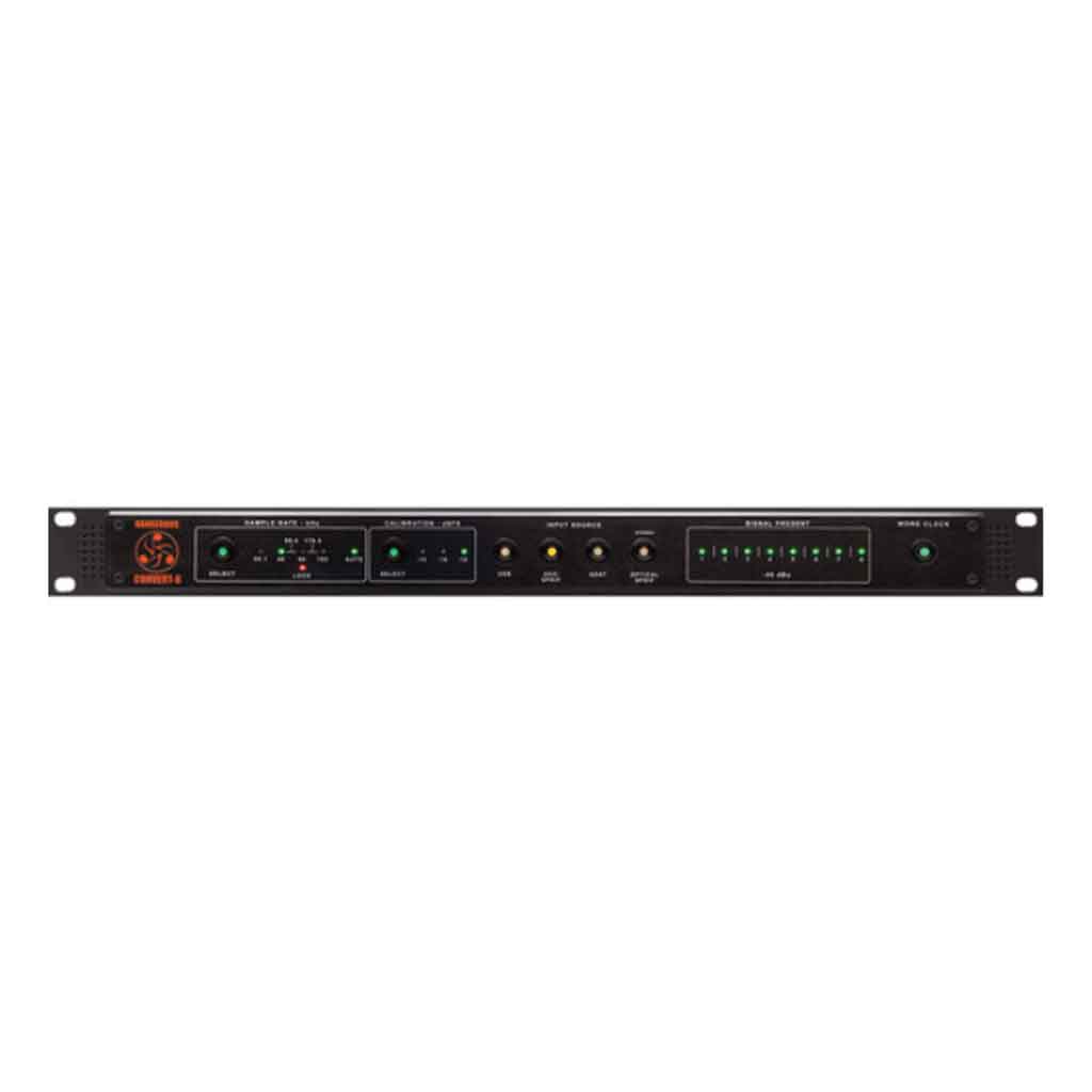 Dangerous Music CONVERT-8 với được thiết kế Mặt trước của dạng rack 1U, màu đen nhám, thiết kế công nghiệp nhưng tinh tế – thể hiện đúng chất "hi-end analog gear