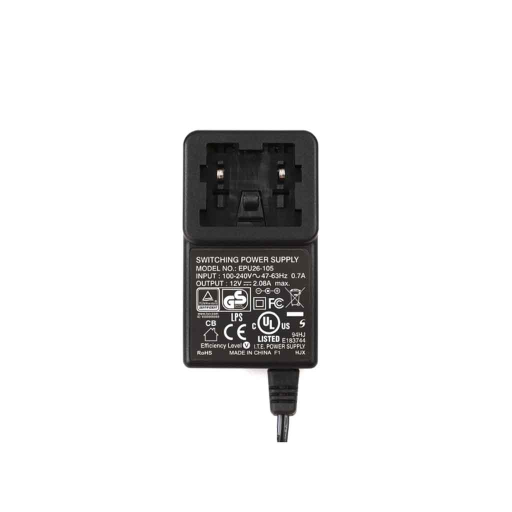 Dangerous Music Source Replacement Power Supply hình đang được chụp miêu tả bên mặt sau của sản phẩm với có đầy đủ thông tin của sản phầm và chỗ lắp bin rời 