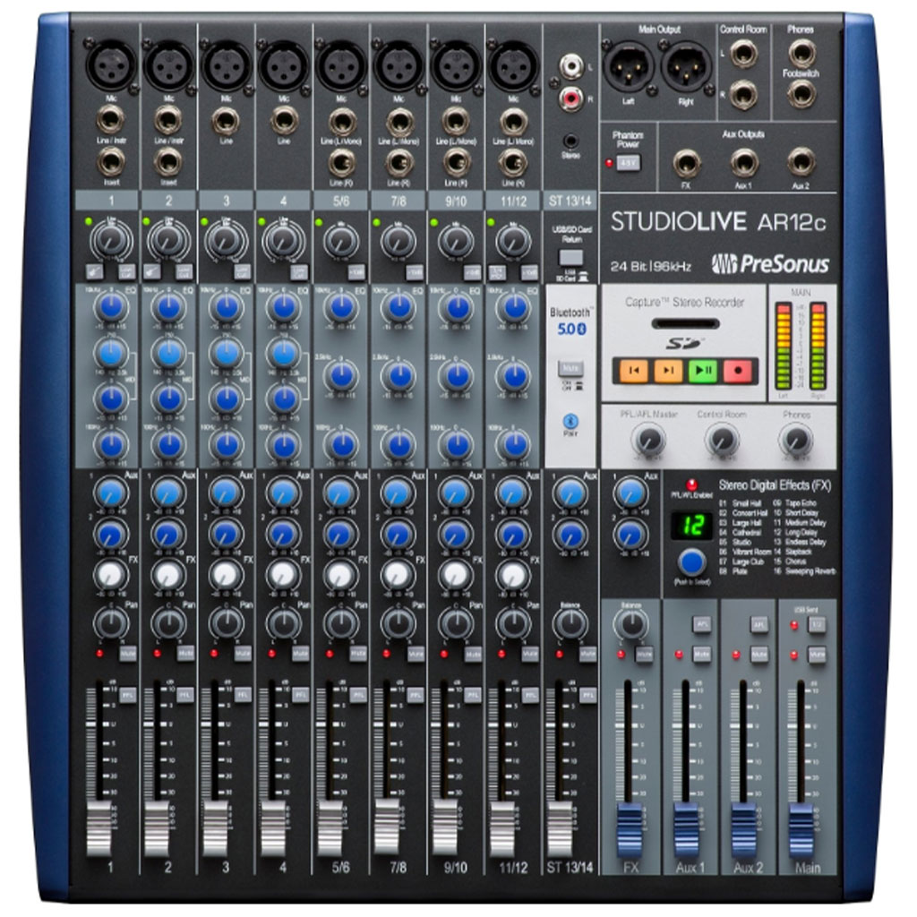 PreSonus StudioLive AR12c | Chính hãng - Trả góp 0%