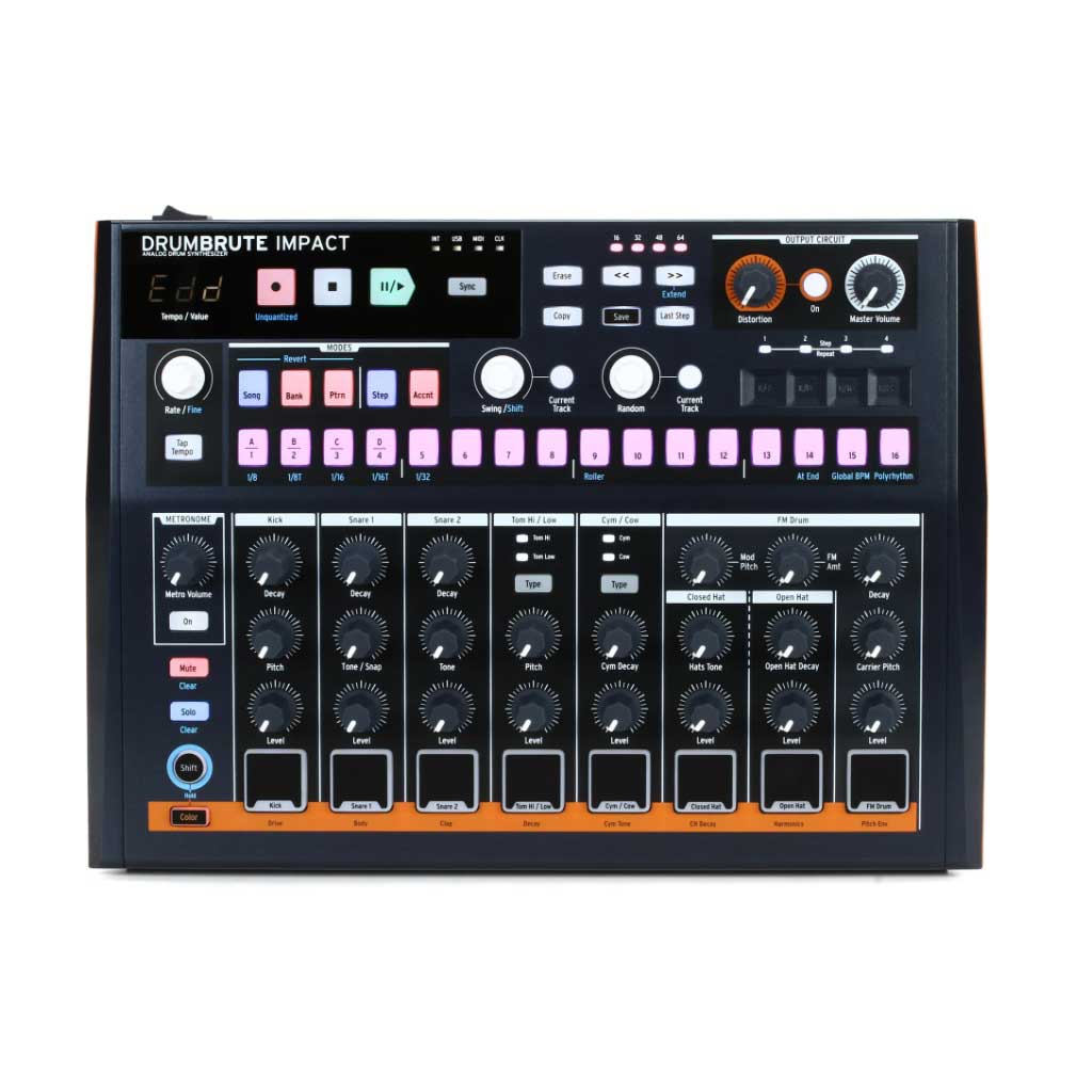 Máy đánh trống Arturia DrumBrute Impact | Chính hãng - Trả góp 0%