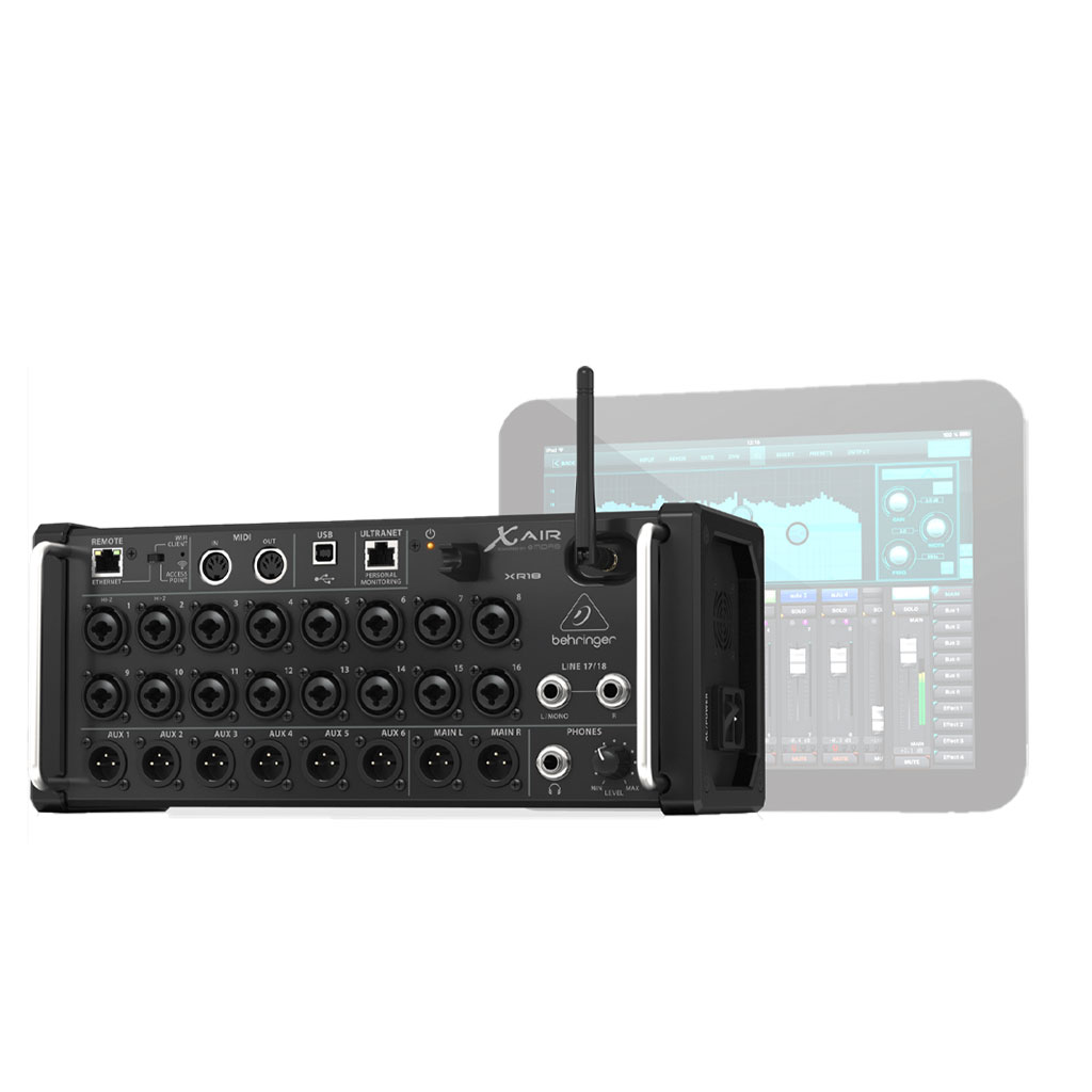 Máy trộn kỹ thuật số Behringer X Air XR18 | Chính hãng - Trả góp 0%