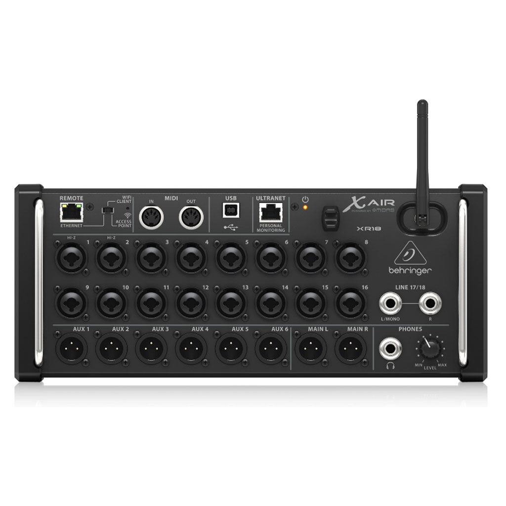 Máy trộn kỹ thuật số Behringer X Air XR18 | Chính hãng - Trả góp 0%