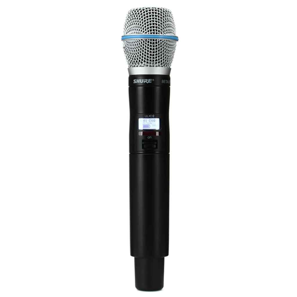 Micro không dây cầm tay Shure ULXD2/B87A với micro không dây sở hữu thiết kế hiện đại, cao cấp và mang phong cách biểu diễn chuyên nghiệp