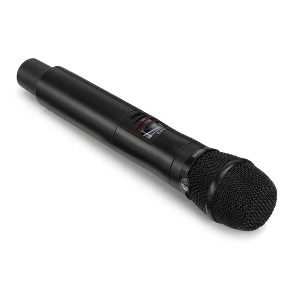 Micro không dây cầm tay Shure ULXD2/K11B với thiết kế kiểu dáng hiện đại Thiết bị có thiết kế thon gọn với lớp vỏ kim loại đen nhám, mang lại vẻ ngoài chuyên nghiệp và độ bền cao.​