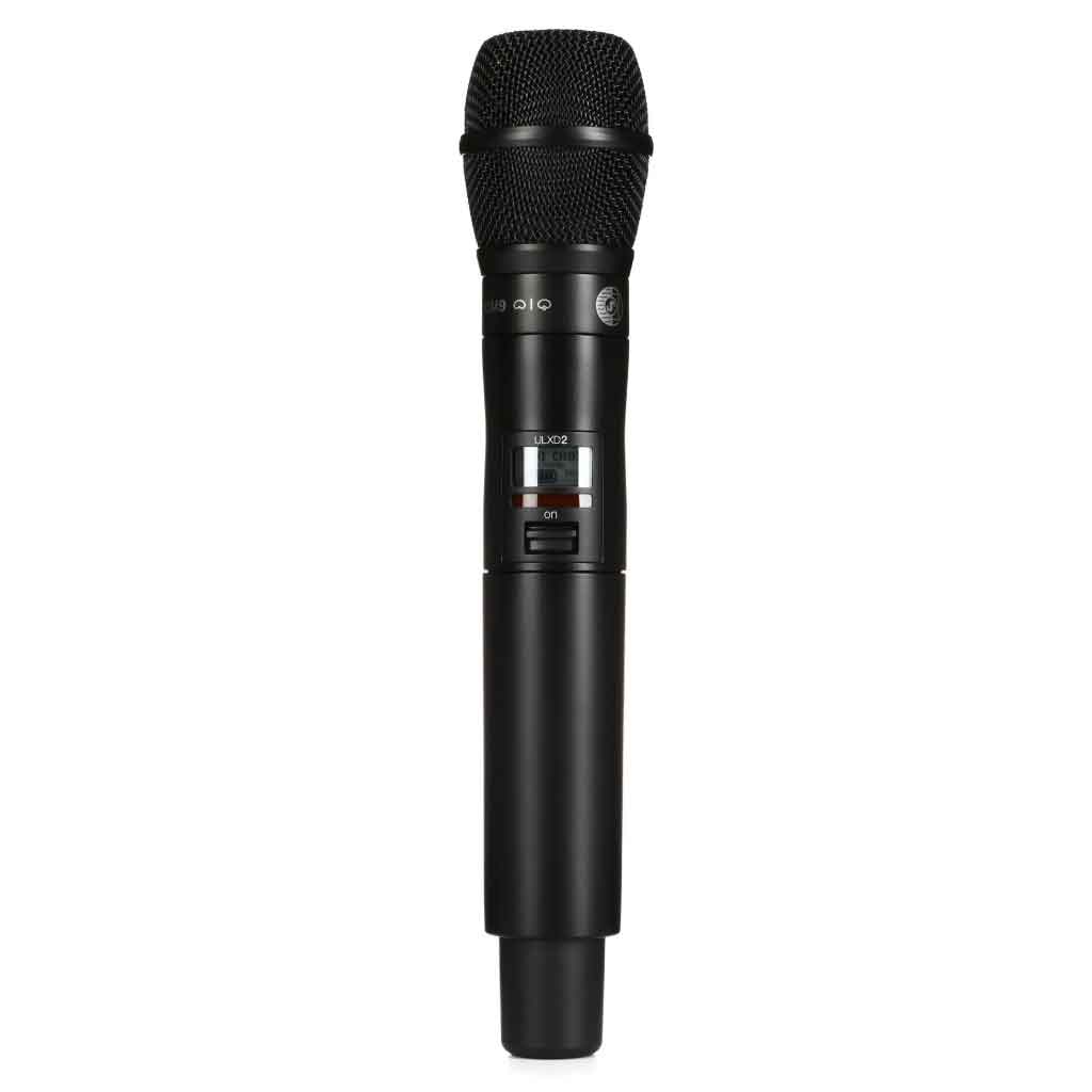 Micro không dây cầm tay Shure ULXD2/KSM9 micro không dây Micro không dây Shure ULXD2/KSM9HS là dòng micro cao cấp được tích hợp đầu micro KSM9HS – một trong những viên nang condenser hàng đầu của Shurelà dòng micro cao cấp được tích hợp đầu micro KSM9 – một trong những viên nang condenser hàng đầu của Shure