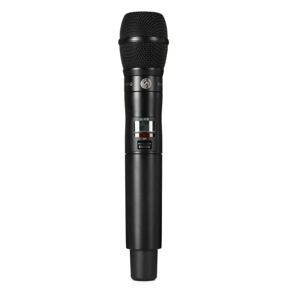 Micro không dây cầm tay Shure ULXD2/KSM9HS micro không dây Micro không dây Shure ULXD2/KSM9HS là dòng micro cao cấp được tích hợp đầu micro KSM9HS – một trong những viên nang condenser hàng đầu của Shurelà dòng micro cao cấp được tích hợp đầu micro KSM9HS – một trong những viên nang condenser hàng đầu của Shure