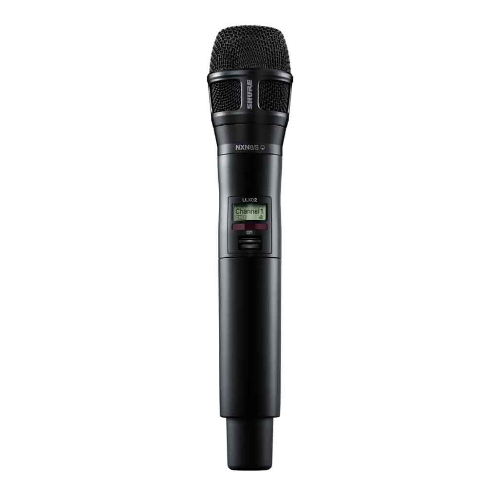 Bộ phát không dây cầm tay Shure ULXD2/N8C hình miêu tả sản phẩm một dòng bộ phát cao cấp thuộc hệ thống ULX-D Digital Wireless dưới đây là phần mô tả thiết kế chi tiết