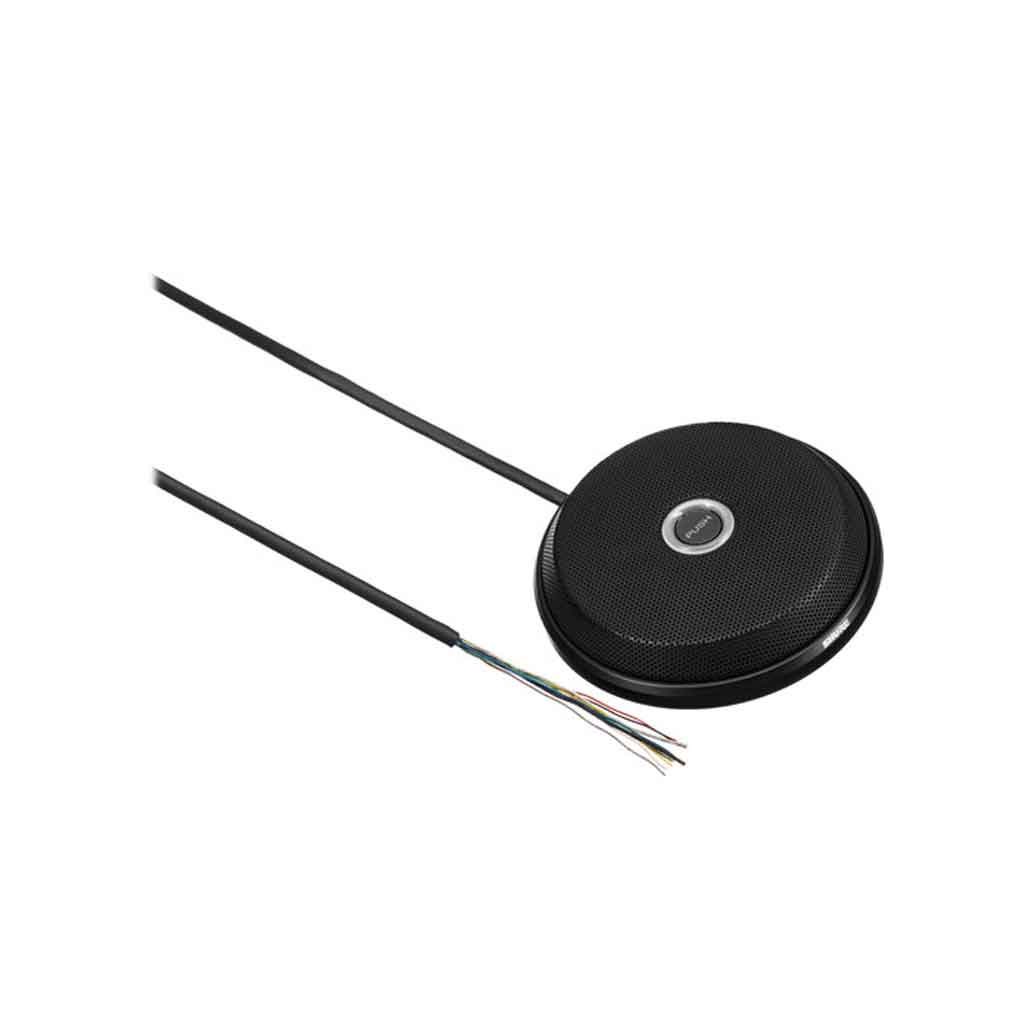 Micro Shure MX396/C-TRI Tri-Element hình đang miêu tả chi tiết micro và dây điện phần nõi bên trong 