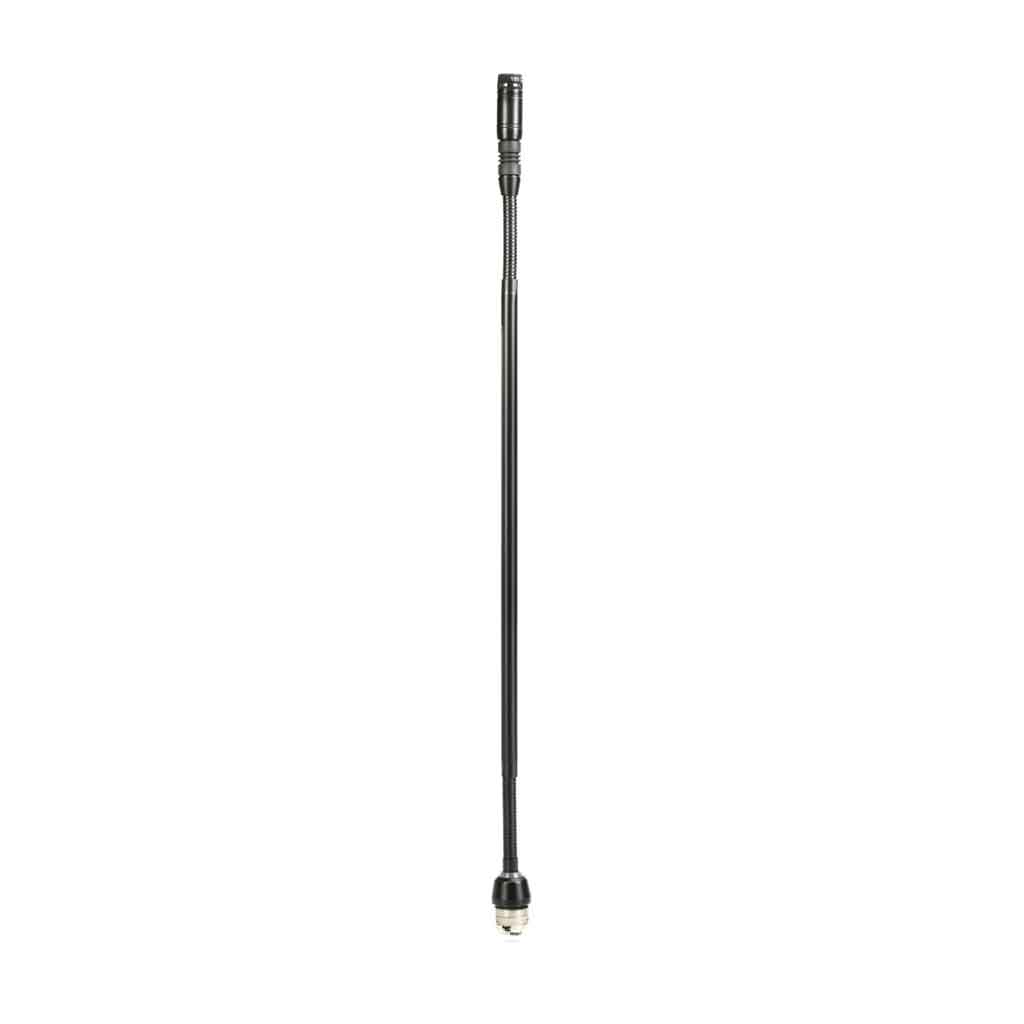Micro Shure MX415LPDF/C hình được miêu tả Cổ micro có lớp bảo vệ dạng gân, giúp tăng độ linh hoạt và bảo vệ dây bên trong.