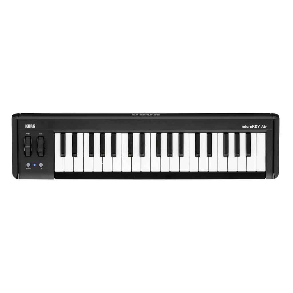 Korg microKEY Air-61 hình đang mô tả chi tiết sản phẩm nhỏ gọn dễ mang theo sử dụng 