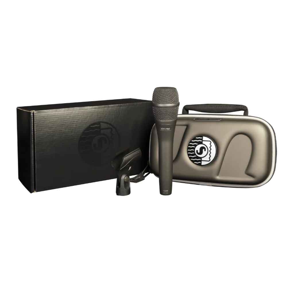 Shure KSM9 Dual-pattern Condenser Handheld Vocal Microphone hình đang được miêu tả chọn bộ full sản phẩm trong khoảng không nền trắng
