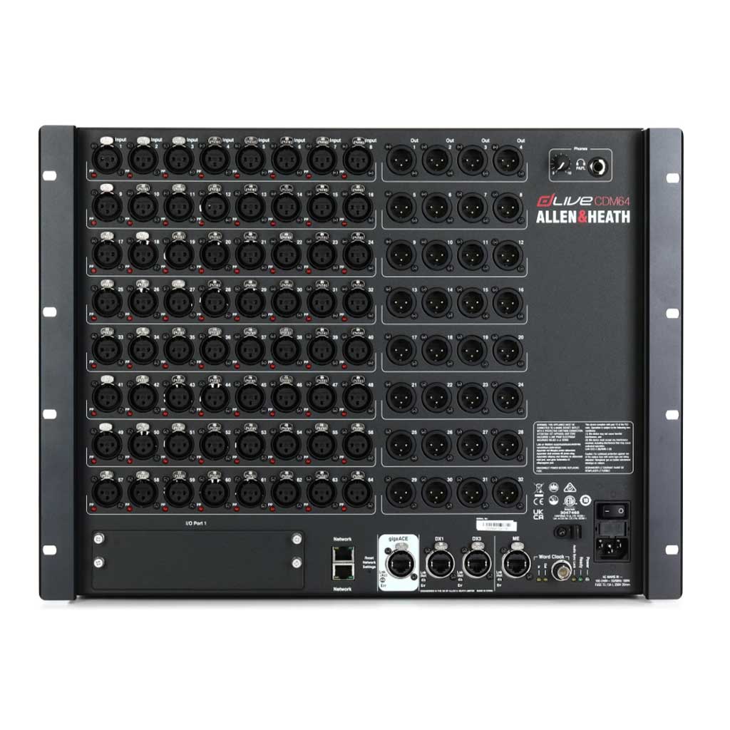 Thiết bị mở rộng Allen & Heath dLive MixRack CDM64 - Chính hãng
