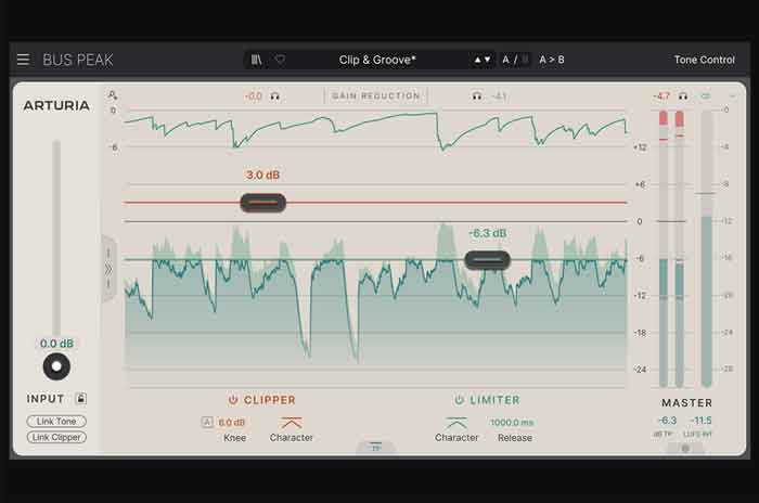 Arturia Bus Peak Limiter Plug-in