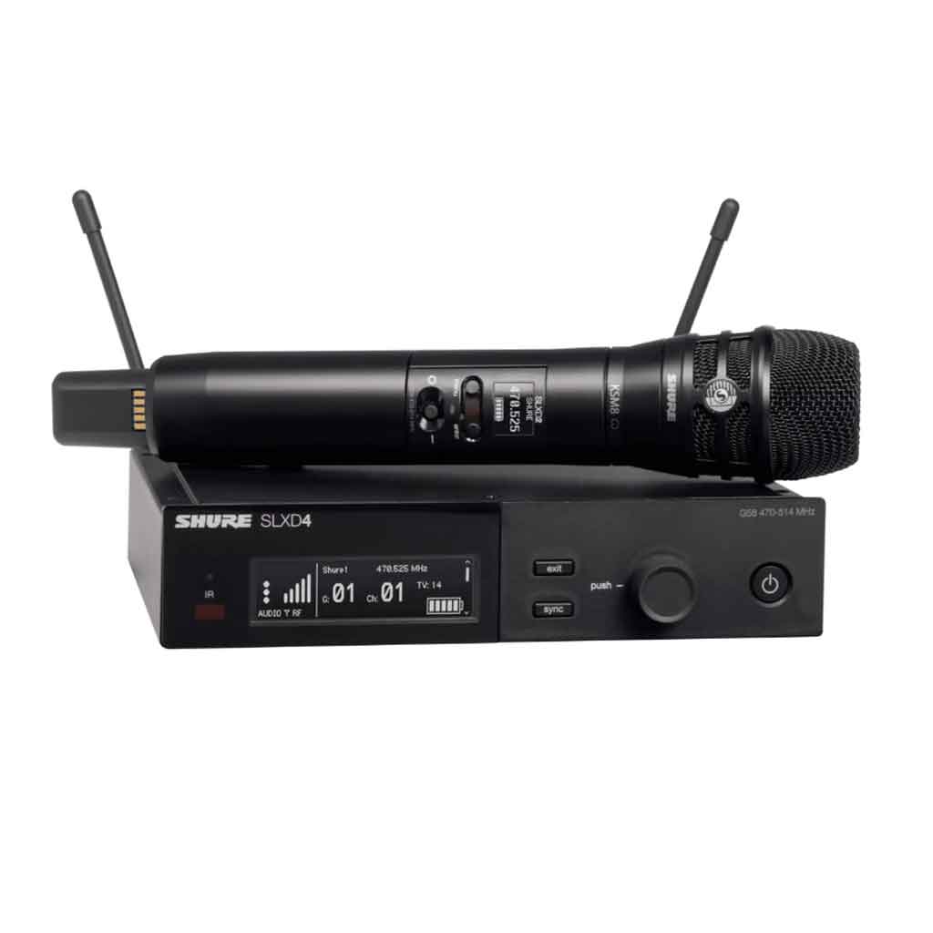 Shure SLXD24/K8B Digital Wireless Handheld Microphone System - J52 Band