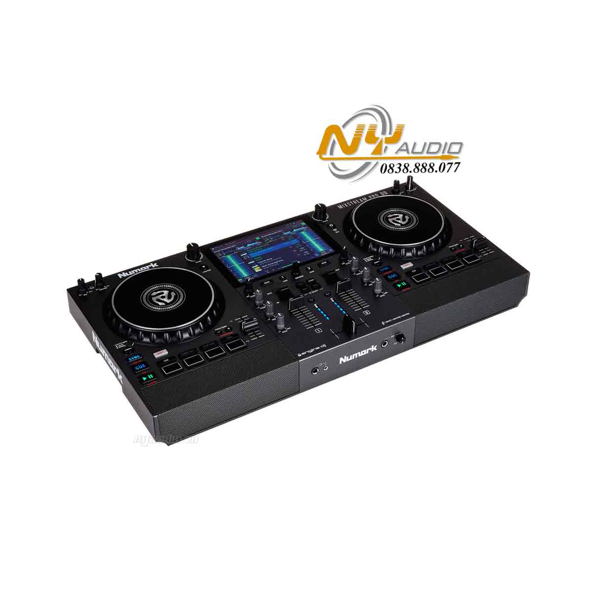 Combo Numark Mixstream Pro Go vs Tai Nghe Audio-Technica ATH-M50X