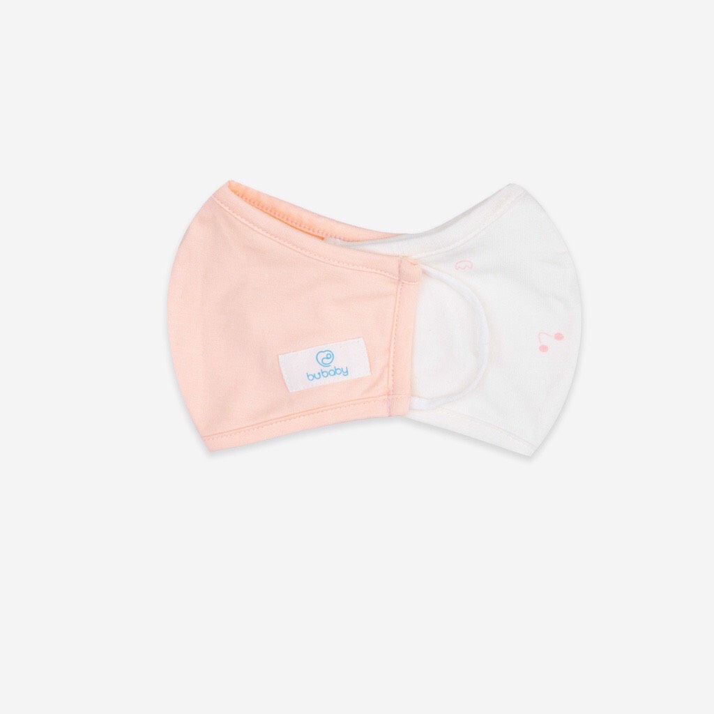 Set 2 khẩu trang cho bé vải sợi tre Bu Baby