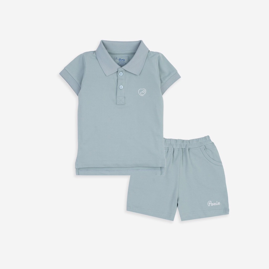 Bộ Polo ngắn tay Ponie Bu Baby