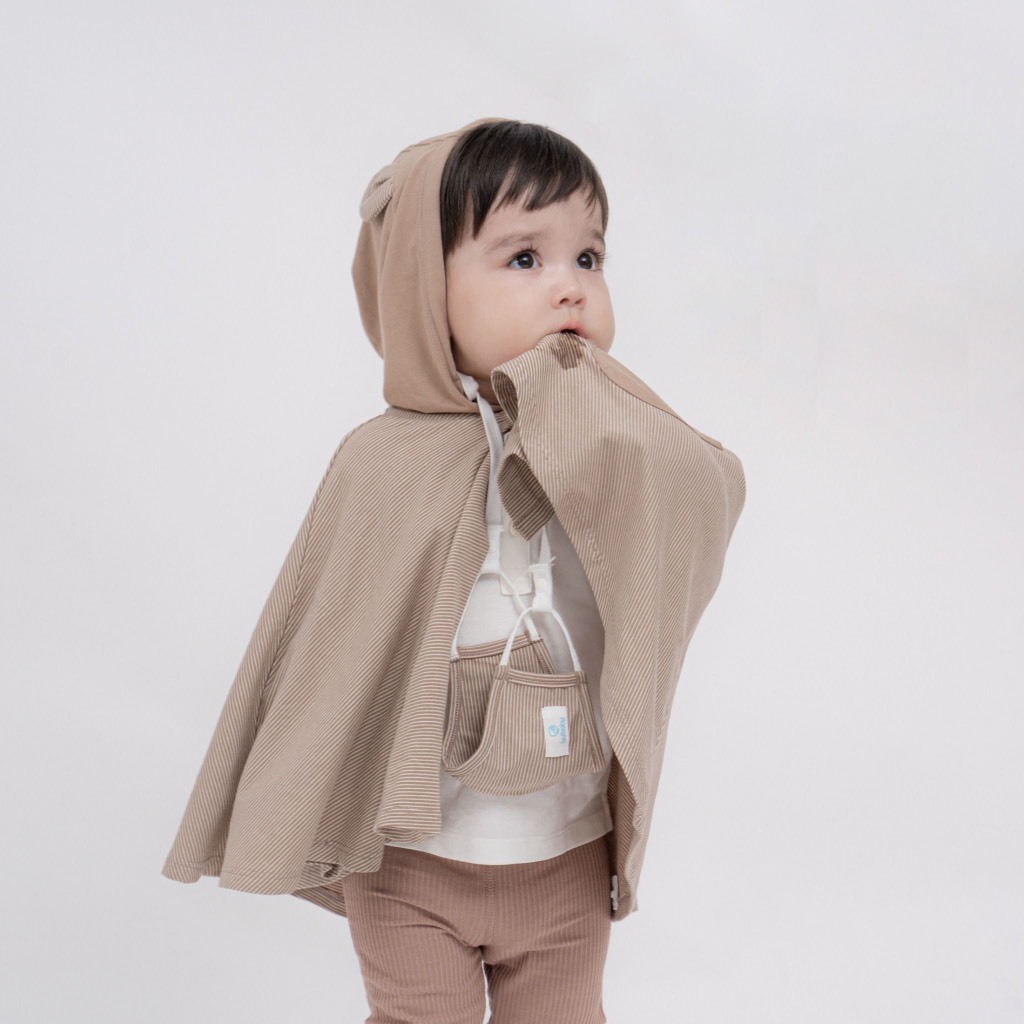 Áo choàng đa năng có mũ Bu Bamco - Bubaby