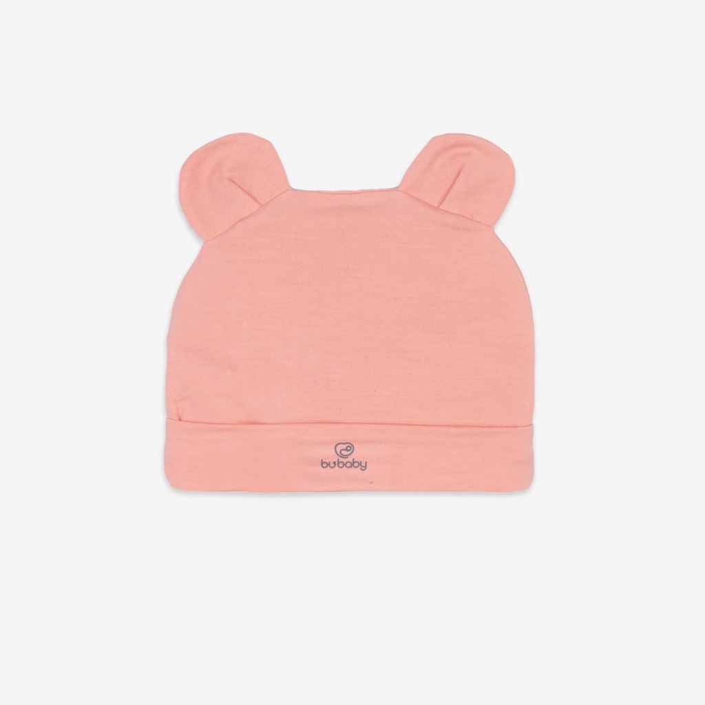 Mũ tròn tai gấu cho bé sơ sinh Bu Baby
