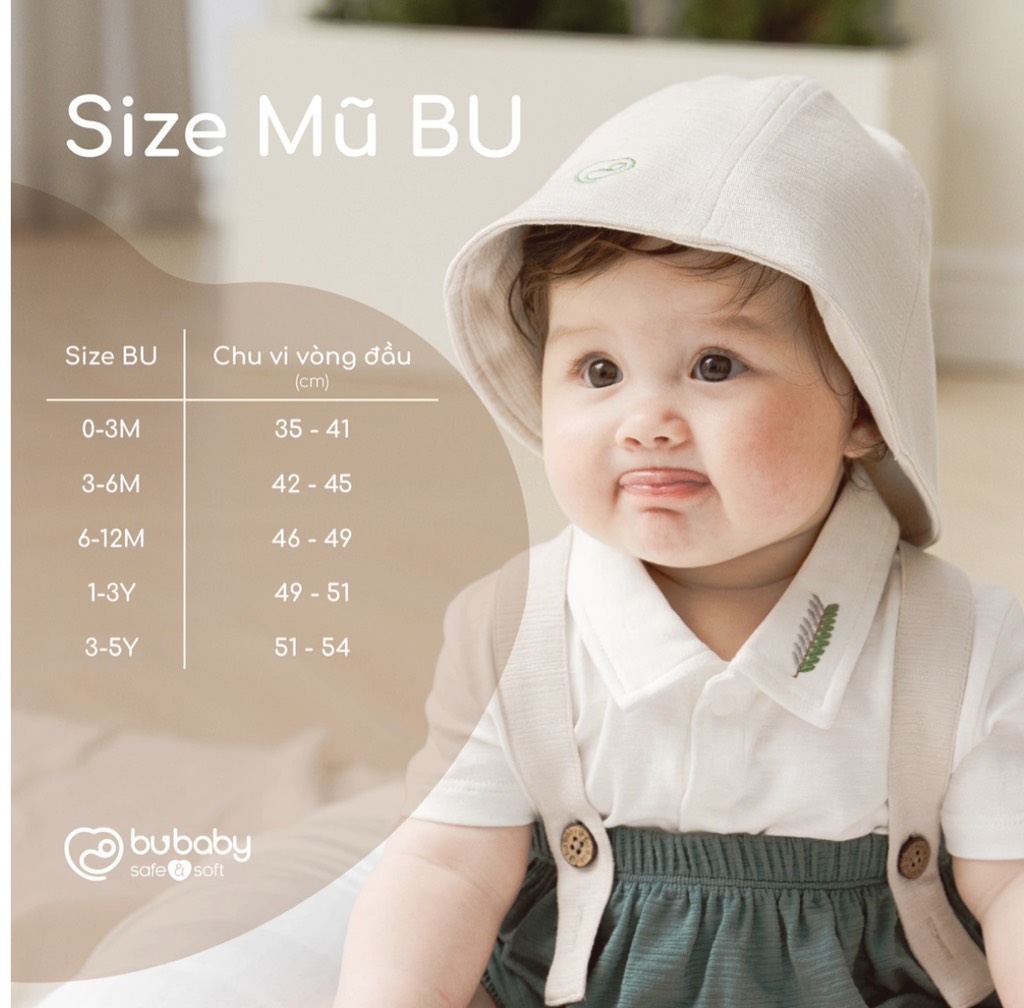 Mũ vành tròn tai gấu Muda cho các bé từ 6 tháng đến 5 tuổi - Bamco ABC192622 | Phụ kiện chính hãng