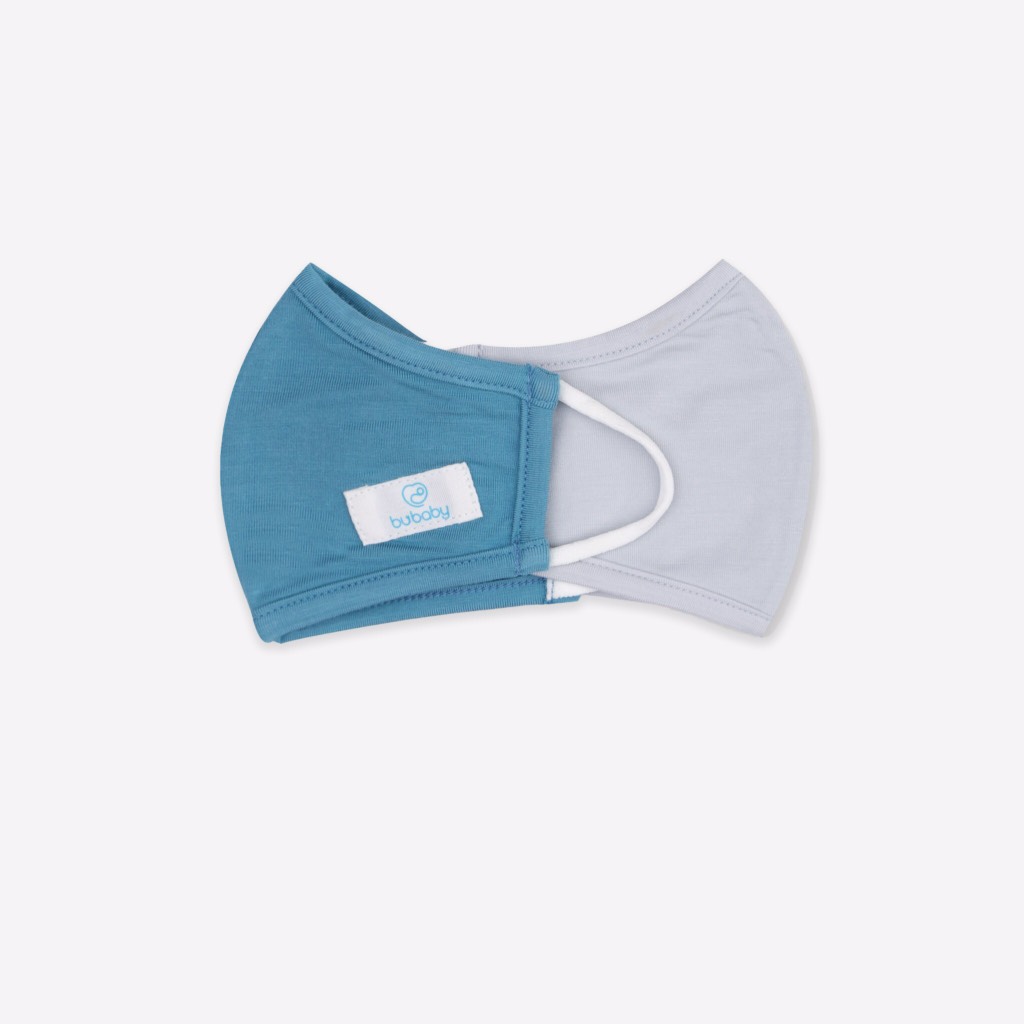 Set 2 khẩu trang cho bé vải sợi tre Bu Baby