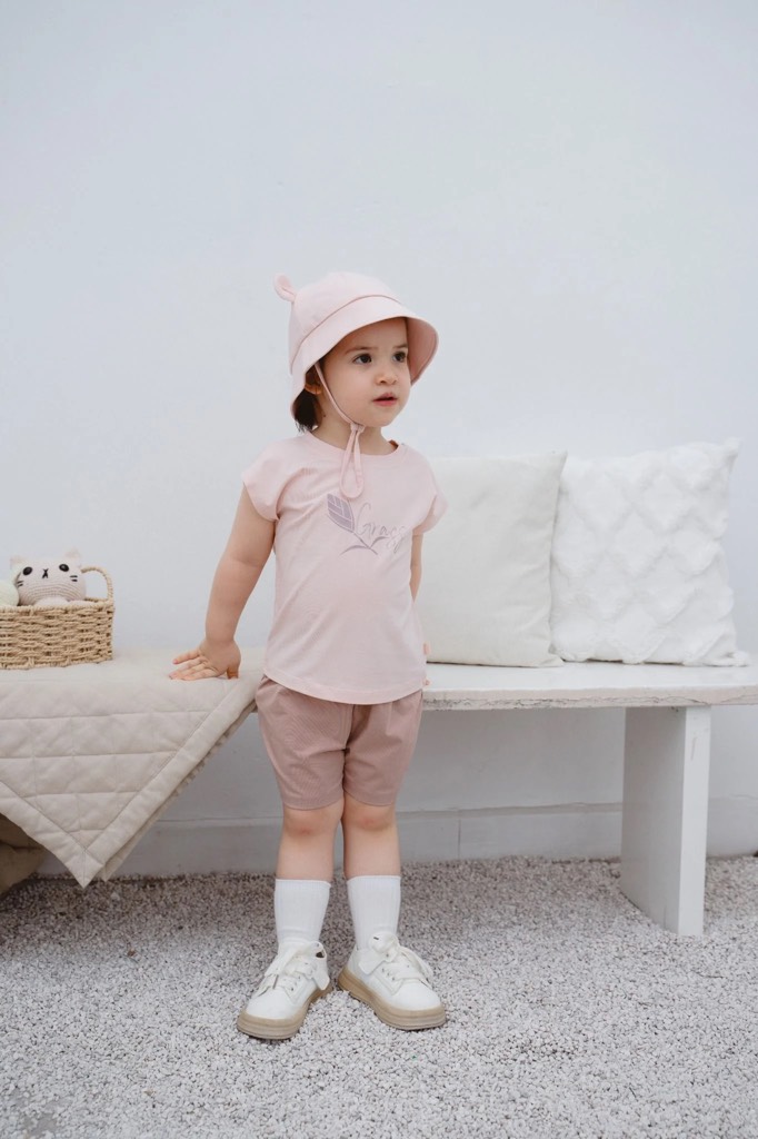 (12M-5Y) Bộ sát nách cổ tròn Muda - Bamco BBC1404MD BU Baby