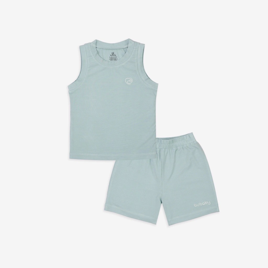 Bộ sát nách cổ tròn Molist Bu Baby