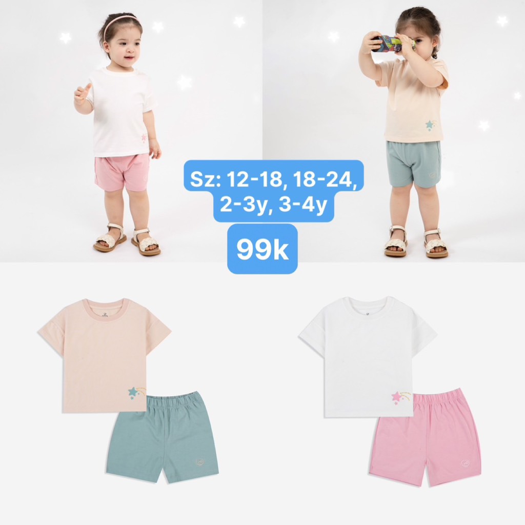 Sale 99k-Bộ cộc tay cổ tròn Harmony