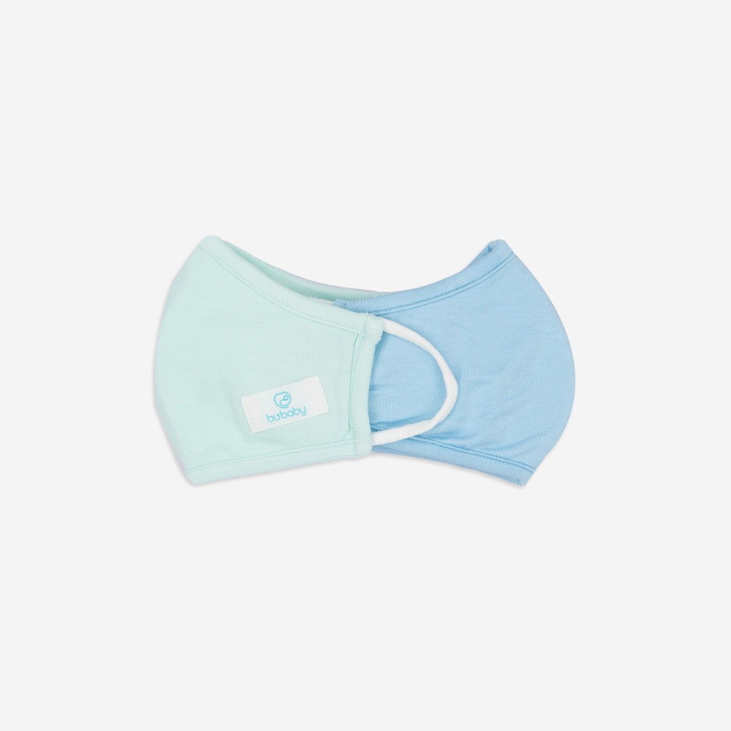 Set 2 khẩu trang cho bé vải sợi tre Bu Baby