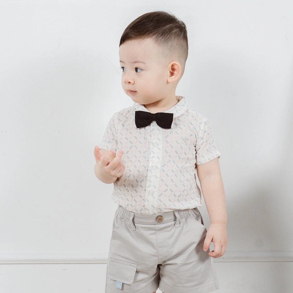 Áo sơ mi ngắn tay cổ đức Iconic Bubaby