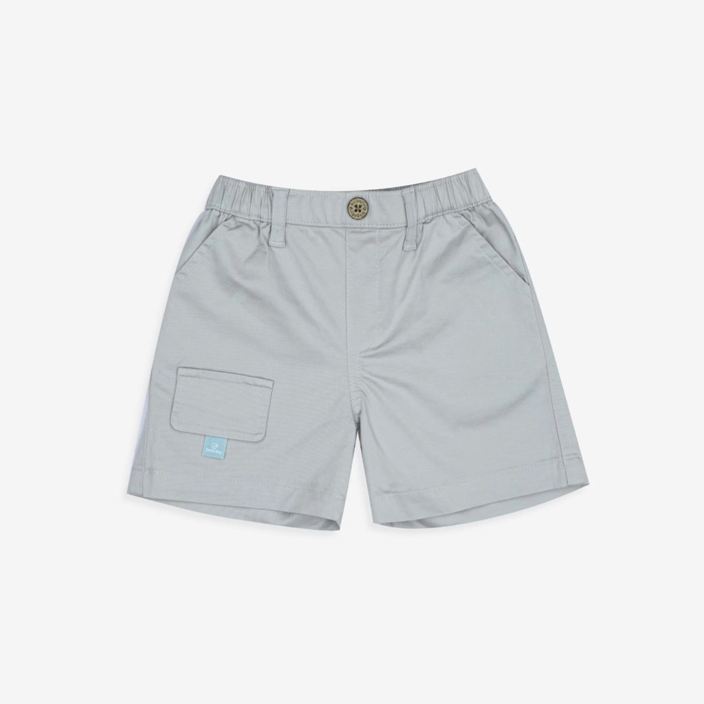 Quần đùi kaki túi ốp bé trai Bubaby