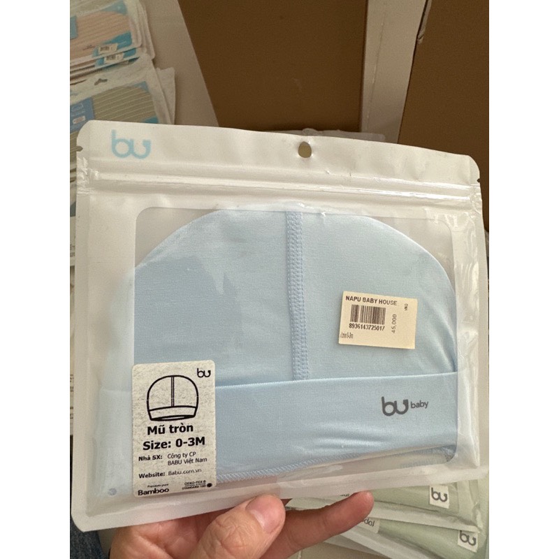 Mũ tròn sơ sinh 0-6m - Phụ kiện sơ sinh