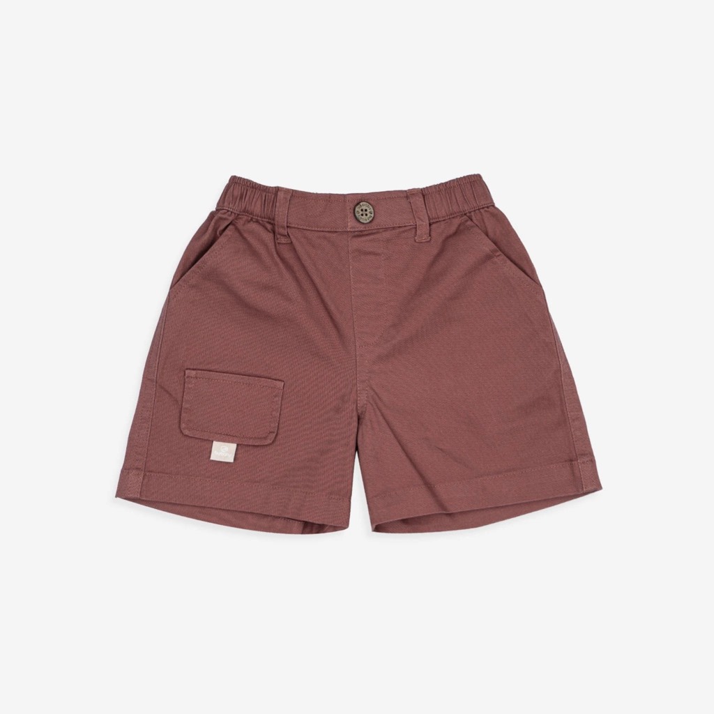 Quần đùi kaki túi ốp bé trai Bubaby