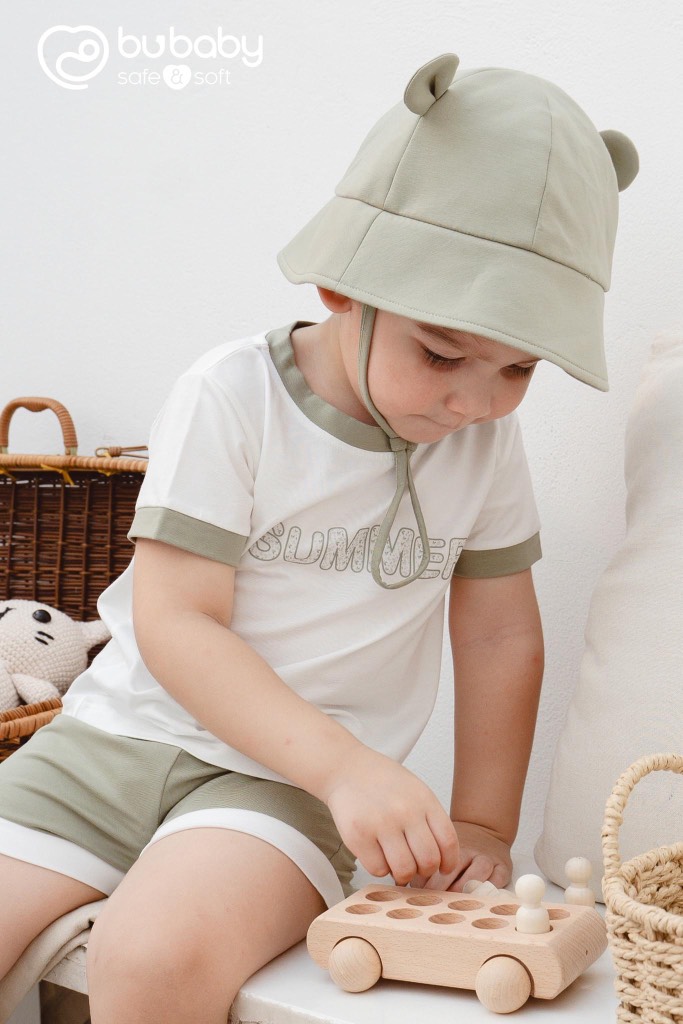 Mũ vành tròn tai gấu Muda cho các bé từ 6 tháng đến 5 tuổi - Bamco ABC192622 | Phụ kiện chính hãng