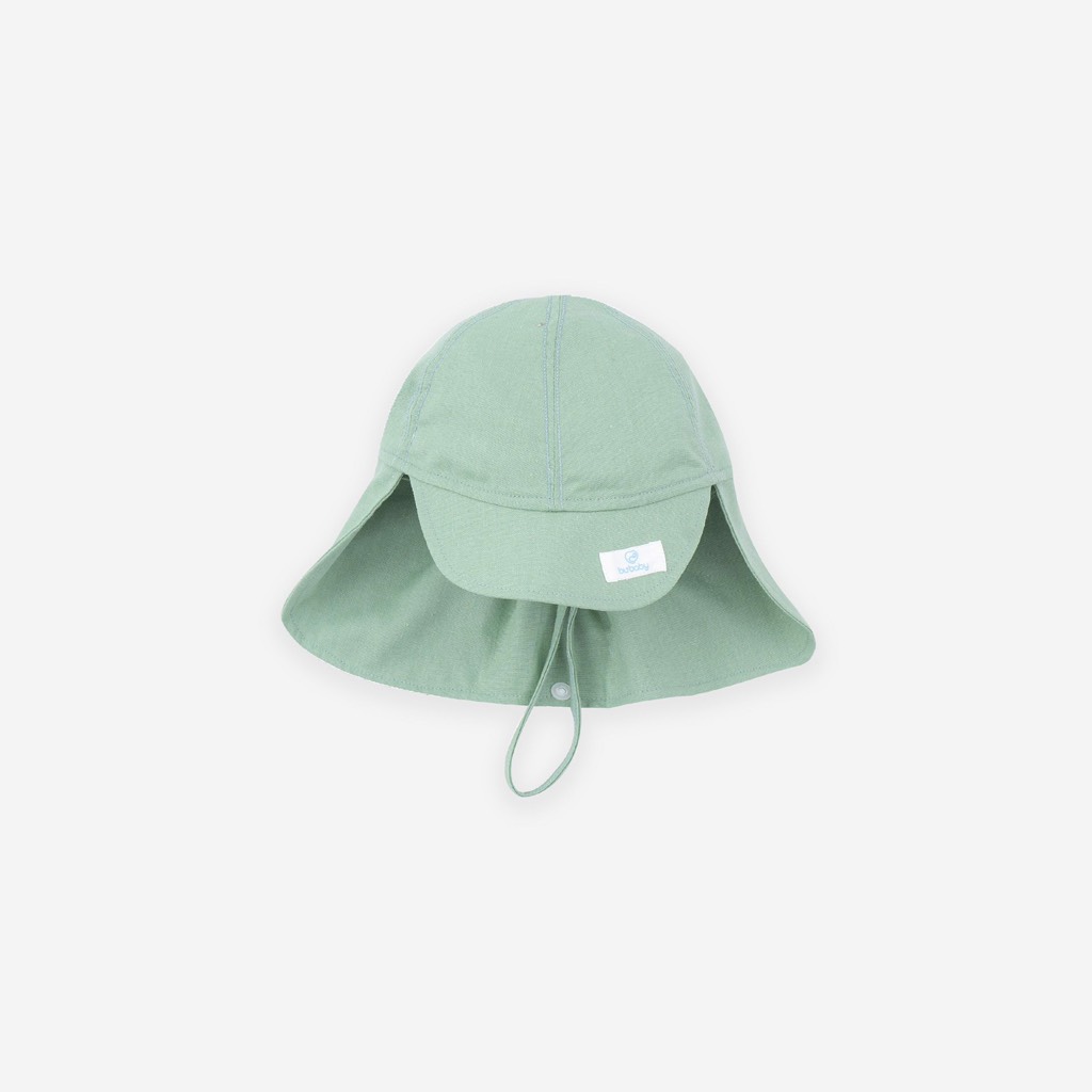 Mũ che gáy chống nắng Linen Bu Baby