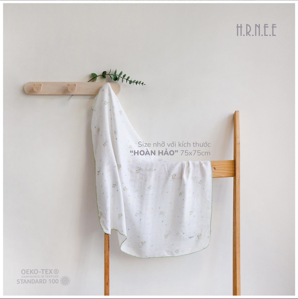 Khăn xô đa năng size 75*75cm cho bé - Hnree