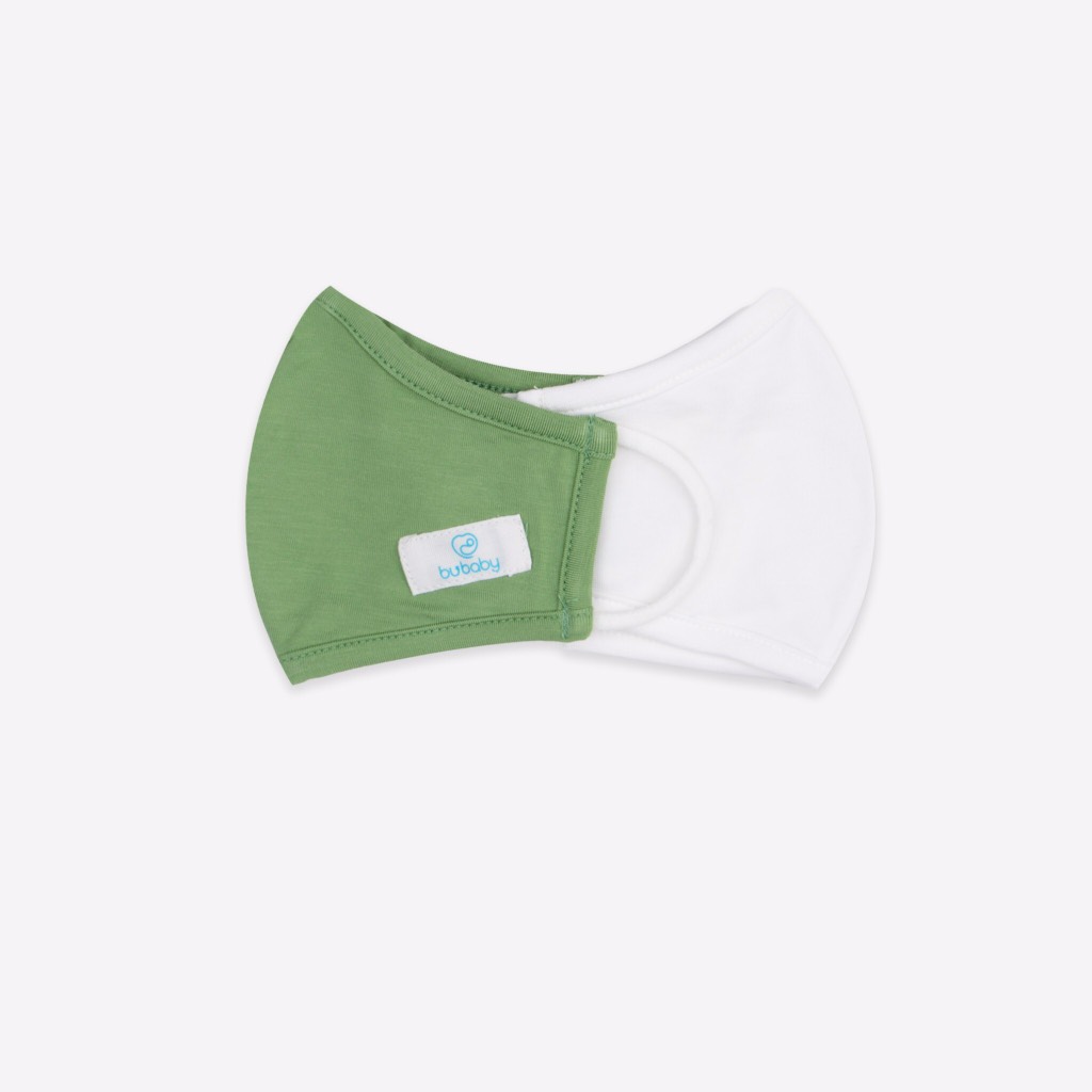 Set 2 khẩu trang cho bé vải sợi tre Bu Baby