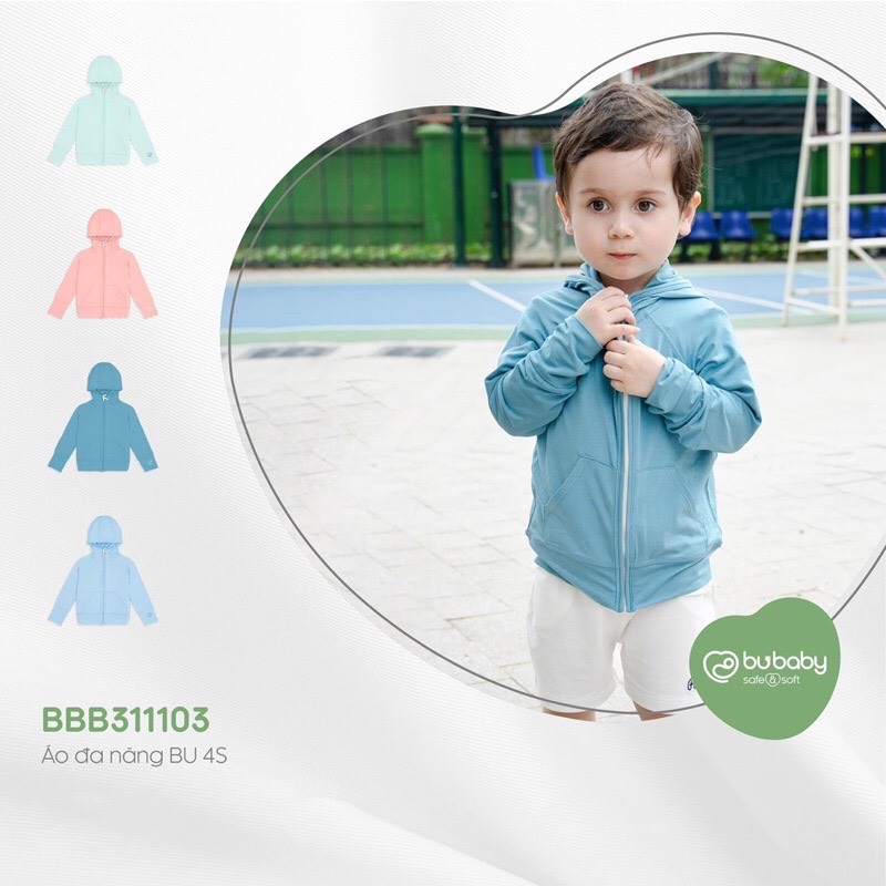 Áo khoác chống nắng giữ ấm đa năng BU 4S Bubaby