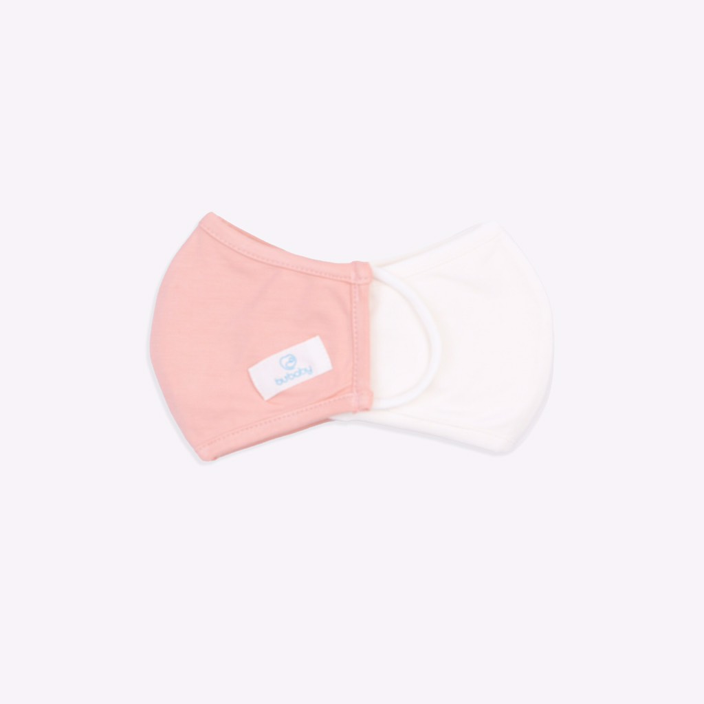 Set 2 khẩu trang cho bé vải sợi tre Bu Baby