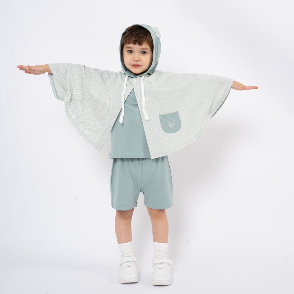 Áo choàng đa năng có mũ Bu Bamco - Bubaby