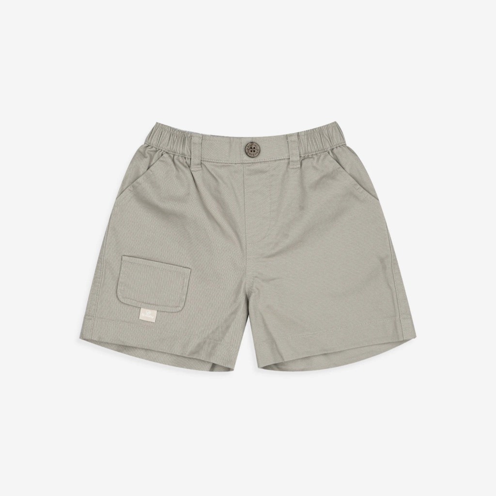 Quần đùi kaki túi ốp bé trai Bubaby