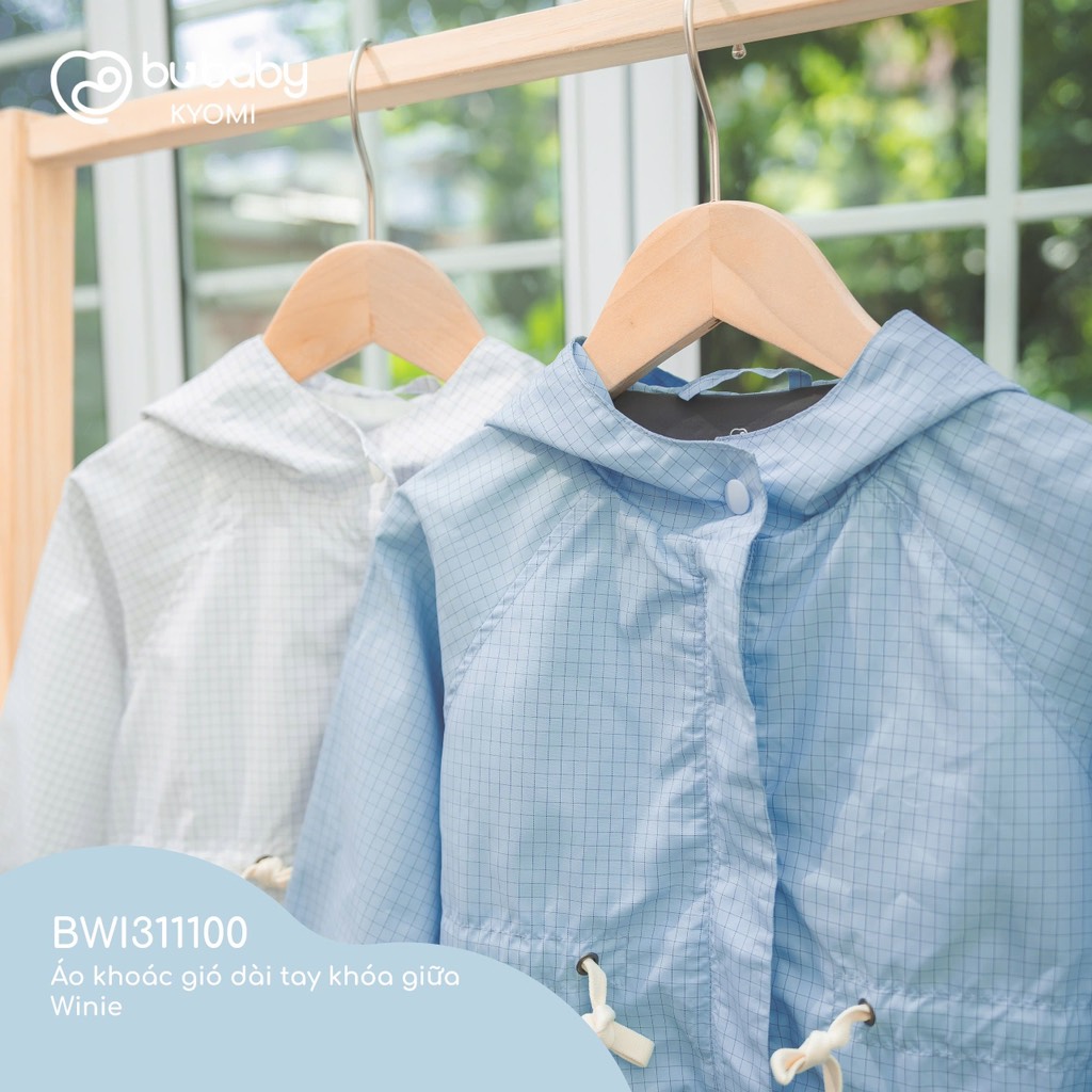 Áo khoác gió dài tay khóa giữa Winie - BWI311100 Bu Baby