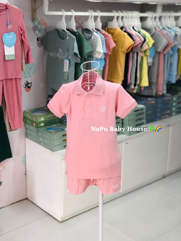 Bộ Polo ngắn tay Ponie Bu Baby