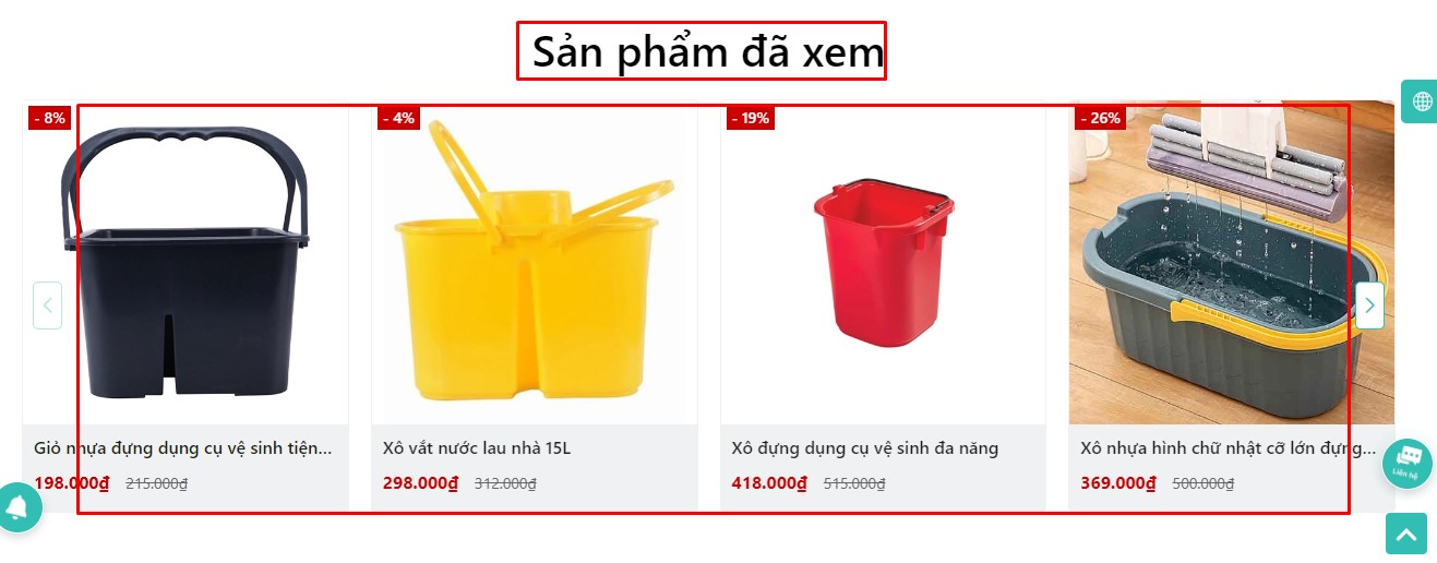 Sản phẩm đã xem