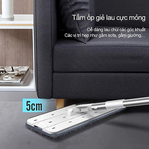 Bộ cây lau nhà tách nước bẩn 2 ngăn
