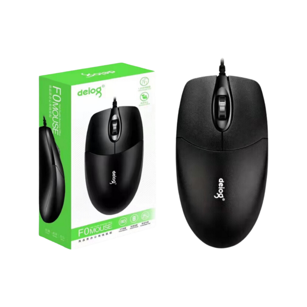 Chuột văn phòng chính hãng Deiog DY-F0 silent chống ồn 1600 DPI gaming văn phòng làm việc công thái học thiết kế gọn nhẹ