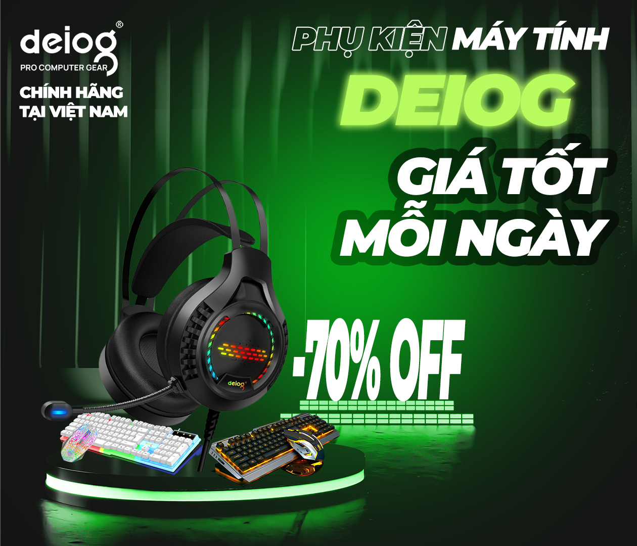 Thỏa sức mua sắm cùng Deiog!