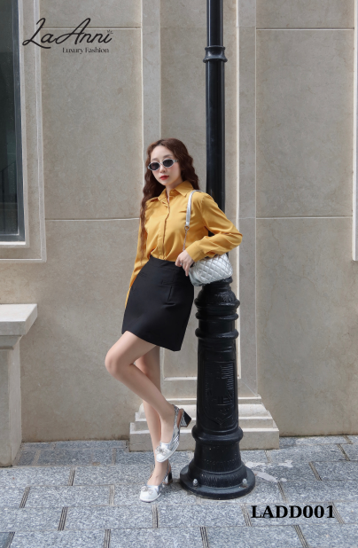 Áo sơ mi basic lụa ý cao cấp LAAD003 đơn giản nhưng cuốn hút