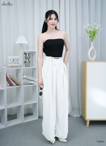 Quần suông ly buộc eo LAQE4