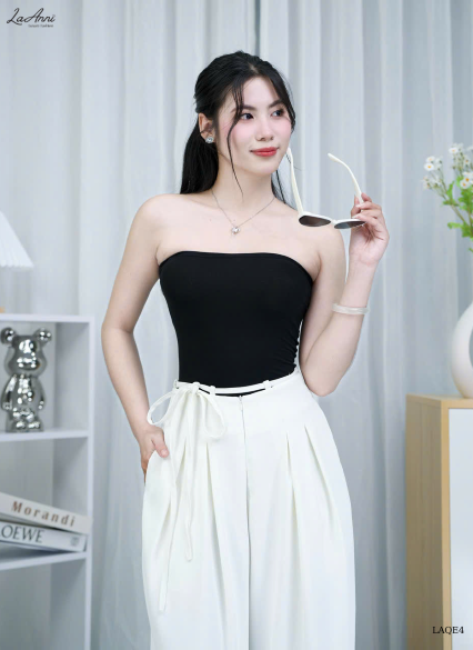 Quần suông ly buộc eo LAQE4